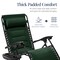 Best Choice Products Oversized Padded Zero Gravity Chair, Folding Outdoor Patio Recliner w/ Side Tray